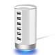 USB Charger Jelly Comb  6-PORT Desktop USB Hub / Charging Station