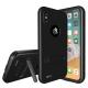 Dustproof TPU + PC + TPE Protective Case for iPhone X