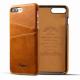 For iPhone 8 Plus/7 Plus Creative Leather Card Holder Back Phone Case Cover