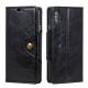 For iPhone X Leather Case Revit Flap Wallet Stand Case with 3 Card Slots