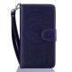 3D Embossed Wind Bell PU Leather Flip Folio Wallet Cover for iPhone 7