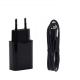 EU Plug Power Charger + micro USB 3.1 Data Sync Charging Cable for Xiaomi series