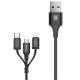 Baseus CA3IN1 - ZY01 8 Pin / Micro / Type-C 3 in 1 USB Charging Cable