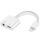 2 in 1To 3.5mm Headphone Jack Adapter + Charge for iPhone X  / 8 / 7 Plus