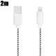 2m 8 Pin USB Data Sync and Charging Cable