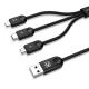 CAFELE 3 in 1 Micro USB / Type-C / 8 Pin Charging Cable