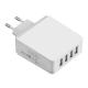 4 Ports Intelligent AC Power Adapter 30W 7.2A USB Wall Charger for Phone EU Plug