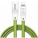 HOCO U11 2.4A Zinc Alloy Reflective Braided Cable for iPhone