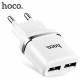 HOCO C12 Dual USB 2.4A Output Intelligent Wall Travel Charger