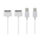 2pc 1M Sync and Charging Cable for iPhone 4 4S iPhone 3G 3GS iPad 1 2 3 iPod