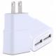 5V 2A Double USB Ports Travel Charger Adapter