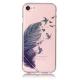 Blue Feather Soft Silicone Case Cover for iPhone 7 / 8