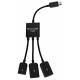 Micro USB OTG Hub Adapter Cable