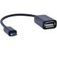 USB 2.0 AF to Micro USB 5 Pin Male Adapter Cable with OTG Function