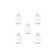 5pcs Micro USB to 8 Pin Adapter for Apple iPhone X / 8 / Plus / 7 / 7 Plus / 6