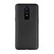 Anti-fingerprint Back Case Cover Fiber Pattern Soft TPU for OnePlus 6