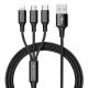 YAOMAISI 8 Pin / Type-C / Micro USB Charging Cable