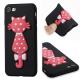 Case for Iphone8 Soft Shell 3D Flower Cat Phone Protection Shell