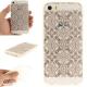 Cover Case for iPhone 5S/SE White Lace Soft Clear IMD TPU Phone Casing Mobile Smartphone