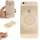 Cover Case for iPhone 6 Plus The White Mandala Soft Clear IMD TPU Phone Casing Mobile Smartphone