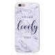 Ultra Thin Lovely Characters Fashion Marble Soft TPU Case for iPhone 6/6S