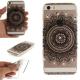 Black Datura Diamond Soft Clear IMD TPU Phone Casing Mobile Smartphone Cover Shell Case for iPhone 5/5S/SE