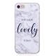 Ultra Thin Lovely Characters Fashion Marble TPU Case for iPhone 8