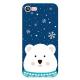 Merry Christmas Snowman Santa Claus  Case for Iphone 7 Soft Silicone TPU Cover