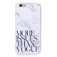 Characters Fashion Marble Soft TPU Phone Case for iPhone 6/6S