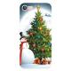 Merry Christmas Snowman Santa Claus  Case for Iphone 7 Soft Silicone TPU Cove