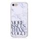 Characters Fashion Marble Soft TPU Phone Case for iPhone 7