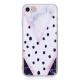 Ultra Thin Wave Marble Stone Patterned Soft TPU Case for iPhone 8