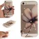 Magnolia Soft Clear IMD TPU Phone Casing Mobile Smartphone Cover Shell Case for iPhone 5/5S/SE