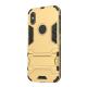 Case for iPhone X with Stand Back Cover Solid Colored Hard PC