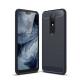 Case for Nokia X6 Luxury Carbon Fiber TPU Soft Cover