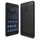 Wkae Solid Color Carbon Fiber Texture TPU Soft Protective Case for NOKIA 6