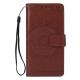 Embossing PU Leather Wallet Stand Flip Case for Sony Xperia XZ2 Compact