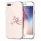 TPU Literary Floral Branches Pattern Phone Cover Case for iPhone 7 Plus