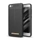 Cover Case for Xiaomi Redmi 4A Luxury Original Shockproof Armor Soft Leather Carbon TPU