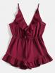 Cami Ruffles Wide Leg Romper