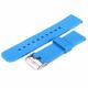 Silicone Watch Band Strap for Cookoo2 Watch Pebble Time LG MOTO360 etc. -  Blue