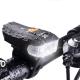 XANES SFL-01 600LM XPG + 2 LED Bicycle German Standard Smart Sensor Warning Light Waterproof Bike Front Light Headlightt Flashlight 5 Modes USB Charging Night Riding