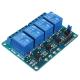 Geekcreit® 5V 4 Channel Relay Module For Arduino PIC ARM DSP AVR MSP430 Blue