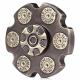 Retro Revolver Style  Zinc Alloy Fidget Spinner