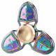 Three-leaf Rainbow Zinc Alloy Fidget Spinner