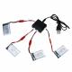 4pcs 3.7V 500mAh Battery USB Charger Set