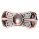 Retro Dual Bar Copper Hand Spinner Stress ADHD Relief Toy
