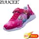 ZUUCEE Girl Fashion Painted Sepatu Anak-anak Sepatu Olahraga Kartun Sepatu Putri (merah Mawar)