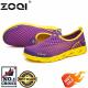 ZOQI Pria dan Wanita Fashion Mesh Light Bernapas Olahraga Sepatu Air Sepatu (Kuning)-Intl