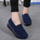 ZUUCEE Wanita Oxfords Shoes Ballerina Flats Sepatu Merah Wanita Kulit Asli LACE UP Boat Sepatu Sepatu Loafers (biru) -Intl